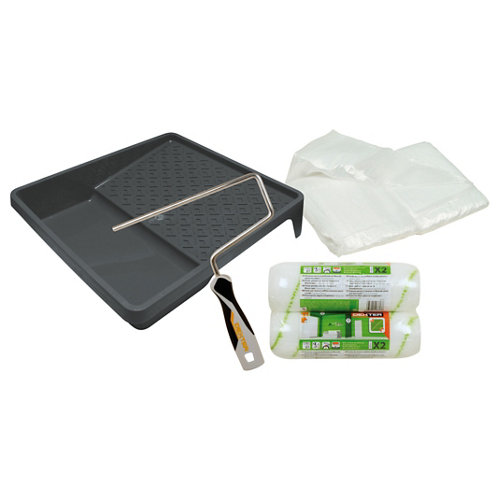 Kit rodillo paredes y techos gotelé dexter 22 cm