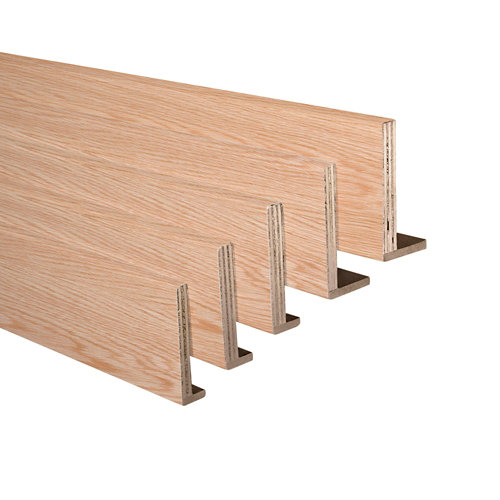 Perfil aluminio artens 166 cm gris mod007 23 Kit de 5 tapetas en l roble 80 x 12+80 x 10 mm