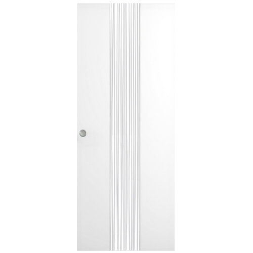 Puerta de interior corredera quevedo blanco de 82.5 cm