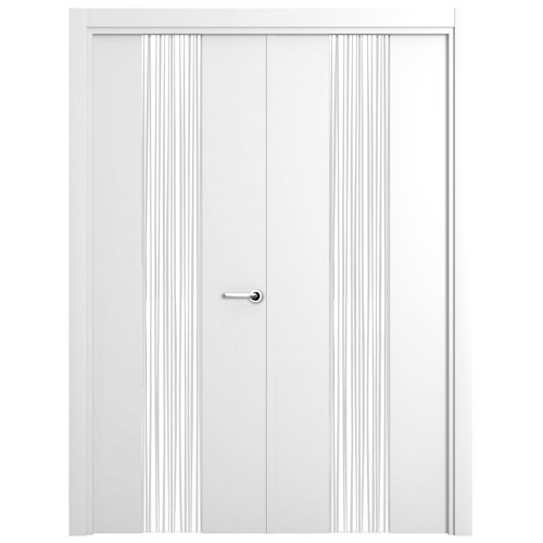 Puerta quevedo blanco de apertura izquierda de 145.00 cm