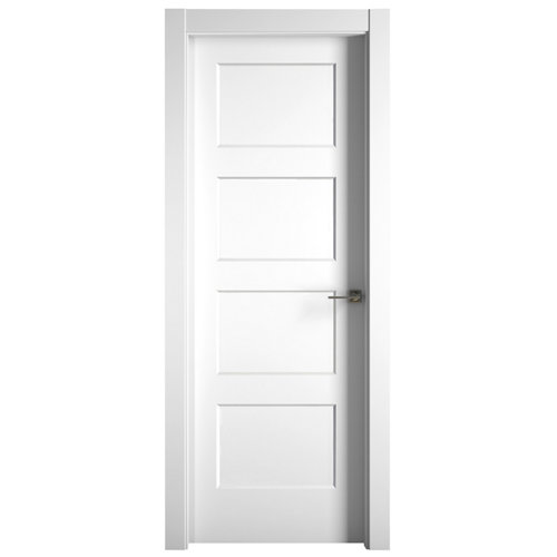 Suelo vinílico tarkett click 55 cemento gris starfloor 26 Puerta bosco blanco de apertura izquierda de 105.00 cm