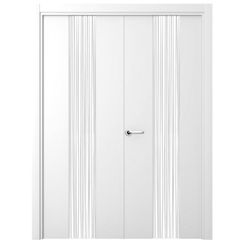 Puerta de interior corredera lisboa sapelly de 72.5 cm 27 Puerta quevedo blanco de apertura derecha de 125.00 cm