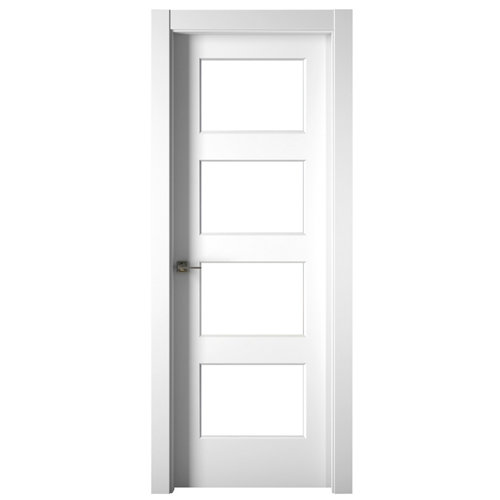 "Perfil ""z"" 83 cm madera rústica" 28 puerta bosco blanco de apertura derecha de 82.5 cm