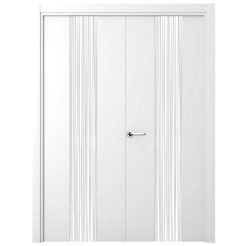 puerta quevedo blanco de apertura derecha de 145 cm