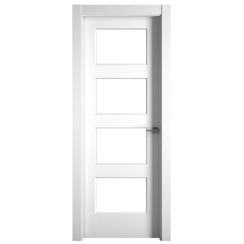 "Perfil ""z"" 83 cm madera rústica" 24 puerta bosco blanco de apertura izquierda de 72.5 cm