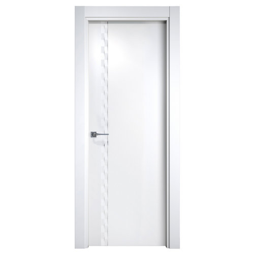 Puerta acristalada berna acacia 110x82,5 cm d 27 Puerta dalí blanco de apertura derecha de 72.50 cm