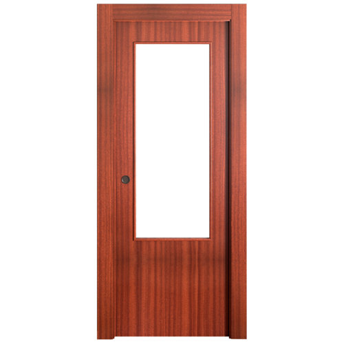 Puerta de interior corredera lisboa sapelly de 62.5 cm