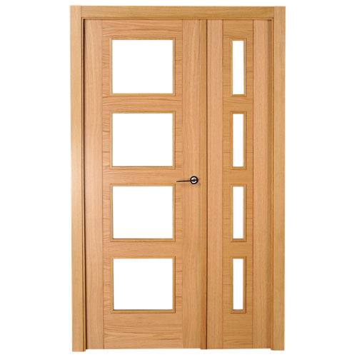puerta noruega roble de apertura izquierda de 115 cm