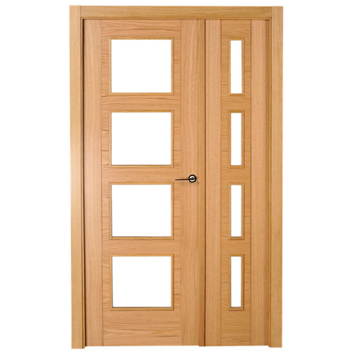 Bizcocho de mdf melamina blanca 19x5 mm x 2,43 m (ancho x grueso x largo) 23 puerta noruega roble de apertura izquierda de 115 cm