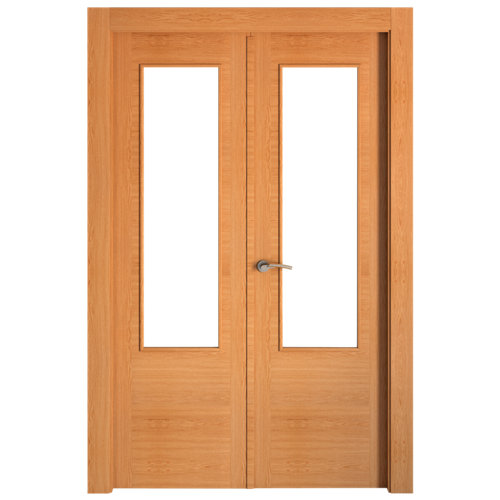 puerta niza roble de apertura derecha de 125 cm