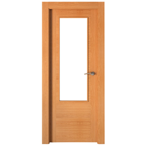 Puerta ciega berna roble miel 110x62,5 cm d 24 puerta niza roble de apertura izquierda de 62.5 cm