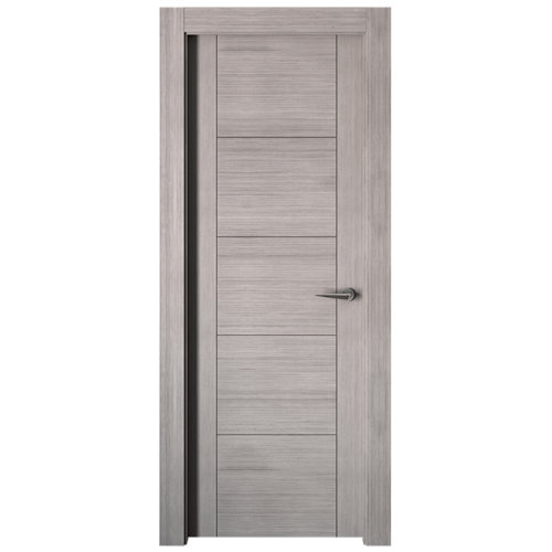 puerta noruega gris de apertura izquierda de 82.5 cm