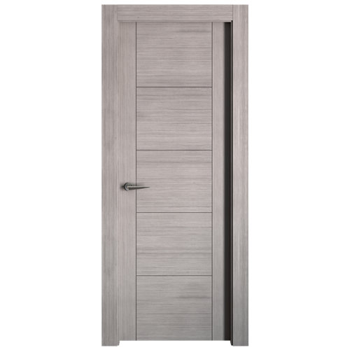Perfil aluminio artens 166 cm gris mod007 24 puerta noruega gris de apertura derecha de 72.5 cm