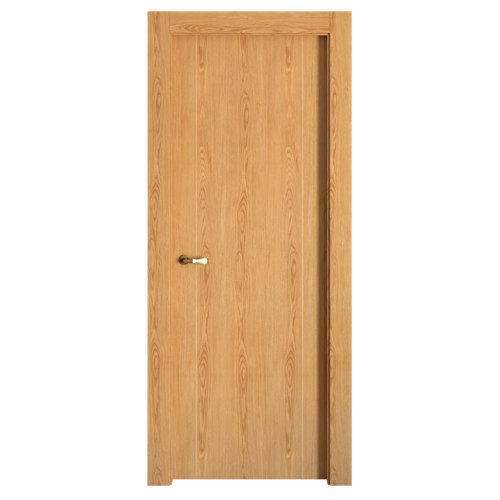 Puerta de entrada metálica saga blanco derecha blanco de 90x210 cm 23 puerta sidney roble de apertura derecha de 72.5 cm
