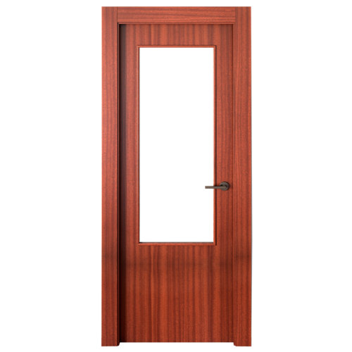 Puerta oslo acacia ciega 110x62,5 cm d 26 puerta lisboa sapelly de apertura izquierda de 62.5 cm