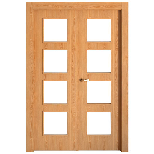 puerta sidney roble de apertura derecha de 125 cm