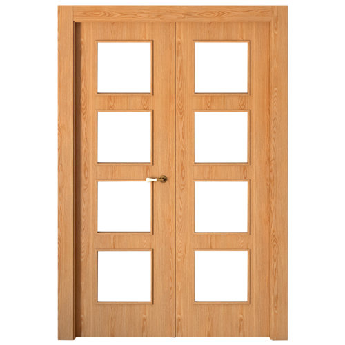 puerta sidney roble de apertura izquierda de 145 cm
