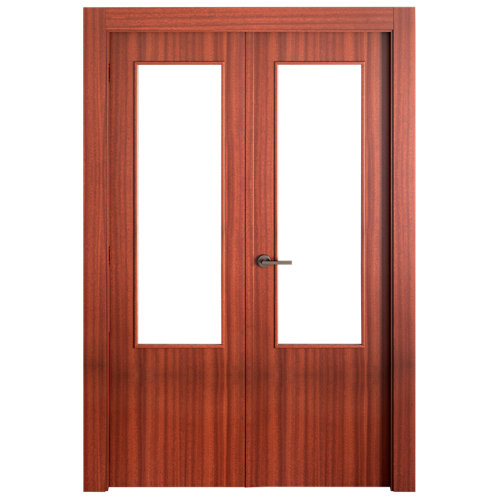 Estante spaceo mdf de color blanco 80x3,8x23 cm (anchoxgrosorxfondo) 28 puerta lisboa sapelly de apertura derecha de 125 cm