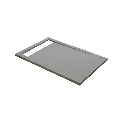 Plato ducha atlas 75x160 cm gris