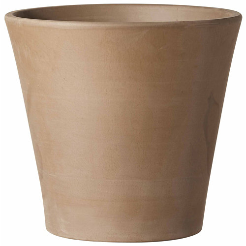 Maceta de arcilla gris 16x cm