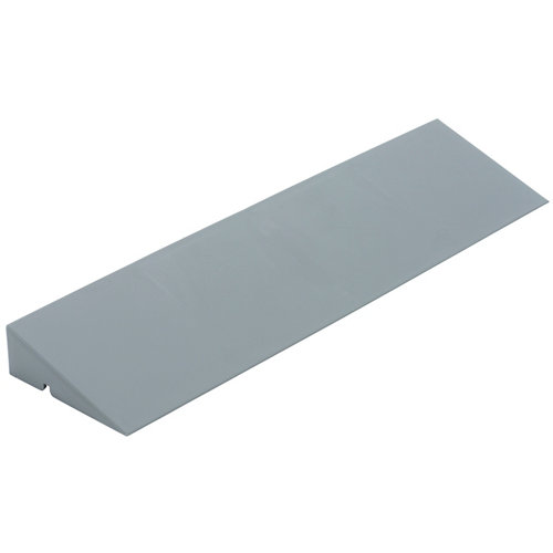 Perfil de polietileno gris / plata de 8x3.3 cm
