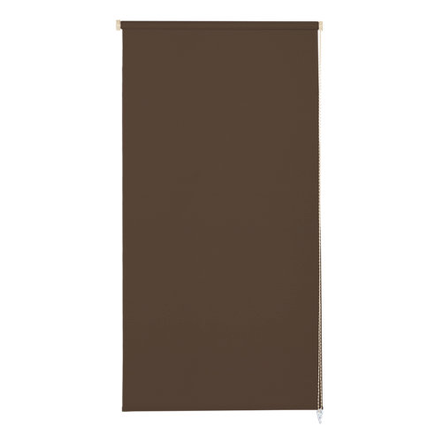 Estor enrollable translúcido ecofuture marrón de 150x190cm