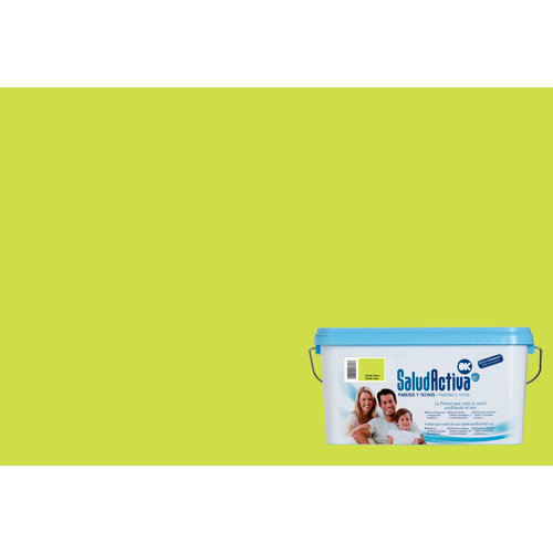 Rollo cartón ondulado superior 0.9 m x 25 m 21 Pintura paredes y techos salud activa verde lima mate 4l