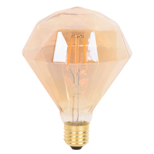 Bombilla led decorativa e27 oro 6w