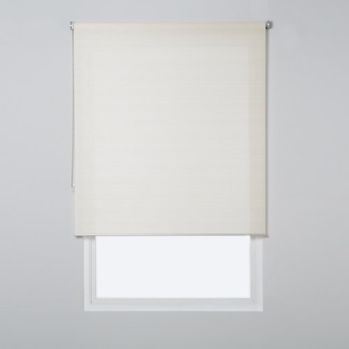 Estor enrollable translúcido city lino beige de 169x230cm