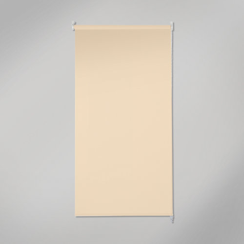 Estor enrollable opaco black out basic beige de 105x250cm