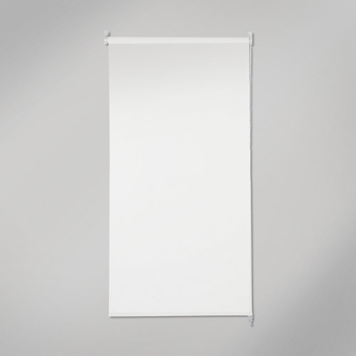 Estor enrollable opaco black out blanco de 150x250cm