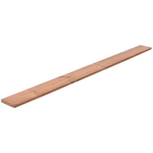 Lama de madera marrón thermo 14.5x210 cm y 26 mm