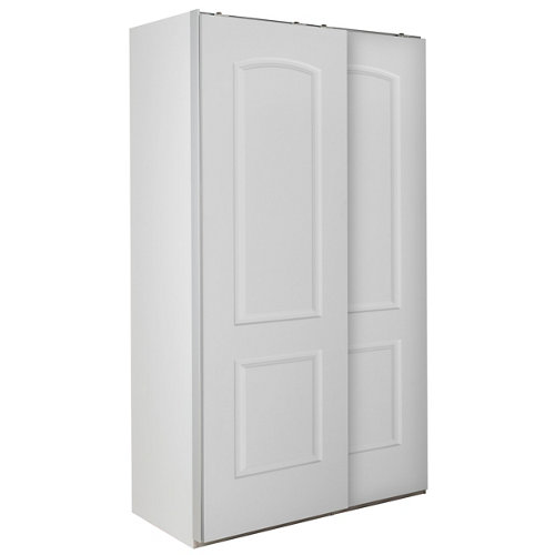 Tablero aglomerado blanco dafne 4 cantos de 39,7x80x1,6 cm (anchoxaltoxgrosor) 28 Puerta corredera de armario berlin blanco de 60x228 cm