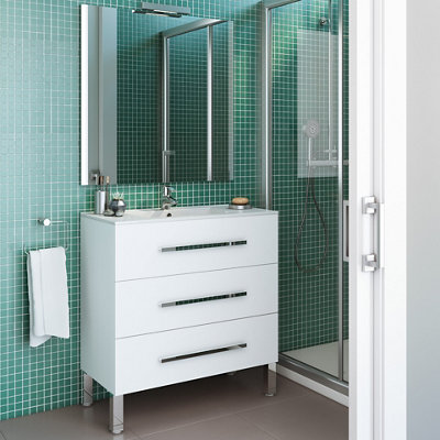 Muebles baño para espacios reducidos · LEROY MERLIN