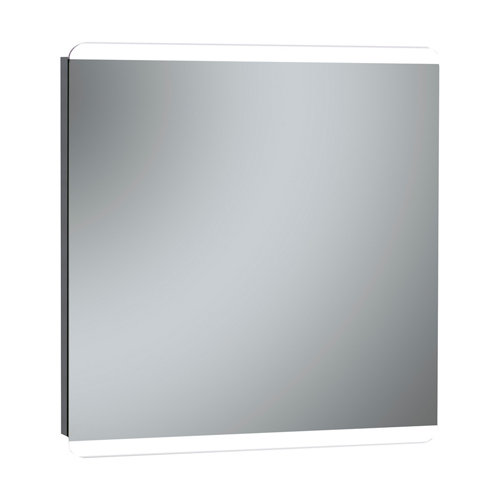 Espejo de baño con luz led gredos 80 x 80 cm