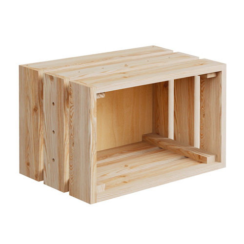 Caja de madera de 28x25.6x38.4 cm modular home