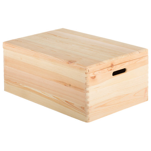 Caja madera creative con tapa de 23x40x60 cm 55l de la marca Blanca / Sin definir en acabado de color Beige fabricado en Madera