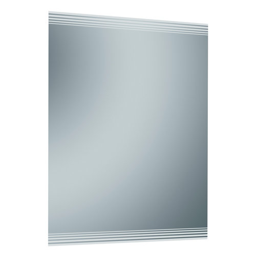 Espejo de baño line gris / plata 60 x 75 cm