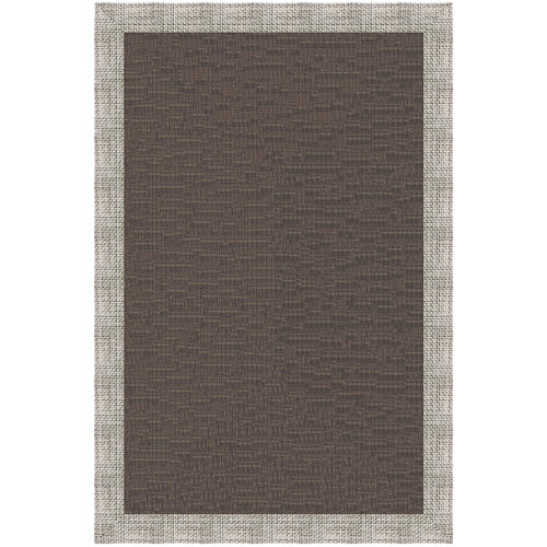 Alfombra marrón pvc charme 140 x 200cm