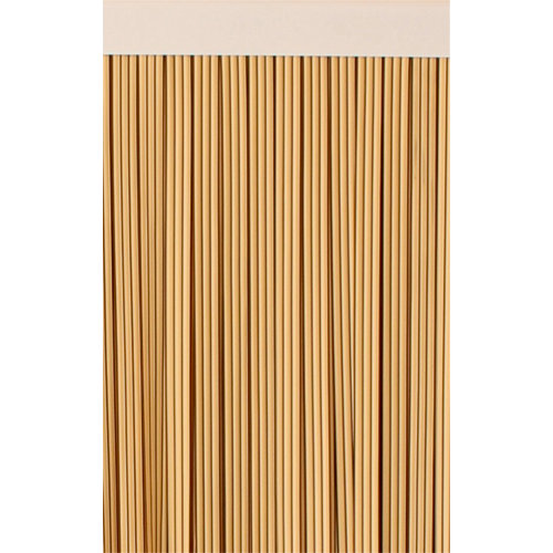 Cortina de puerta beige de 90 x 210 cm