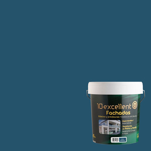 Pintura interior satinada luxens 4l 1510-g90y verde seco empolvado 18 Pintura para fachadas 10excellent azul marino mate 15l
