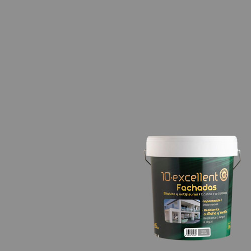 Pintura salones y habitaciones luxens 4l laguna 5 22 Pintura para fachadas 10excellent gris medio mate 15l