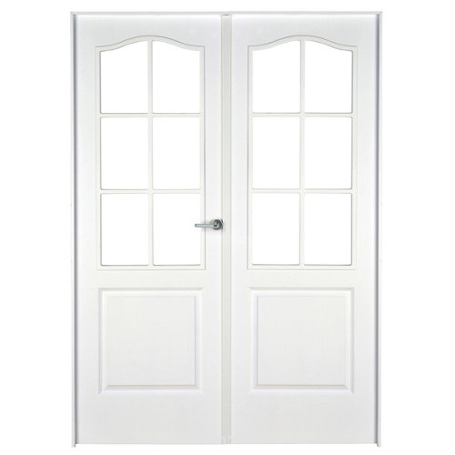 puerta praga blanco de apertura izquierda de 145 cm