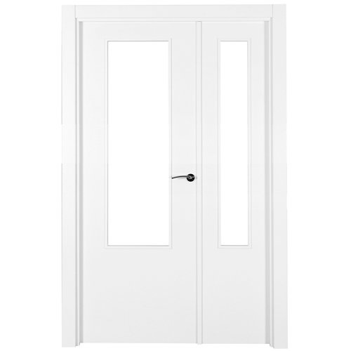 puerta lyon blanco de apertura izquierda de 105 cm