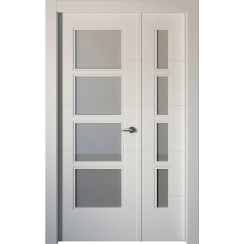 Puerta holanda blanco de apertura izquierda de 105 cm