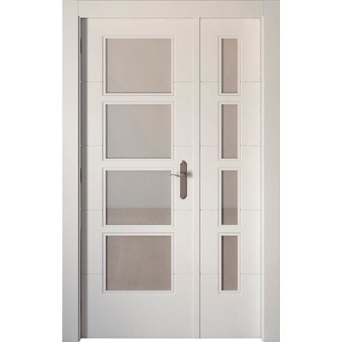 puerta lucerna blanco de apertura izquierda de 105 cm