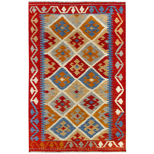 Alfombra de lana kilim herat 100x150 cm