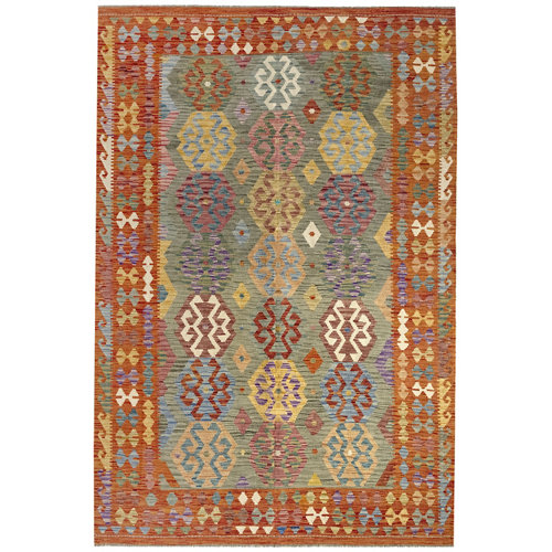 Alfombra de lana kilim herat 200x300 cm