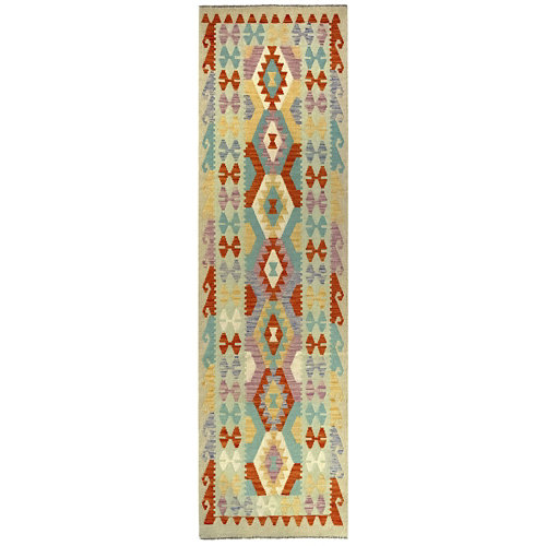 Alfombra de lana kilim herat 80x300 cm