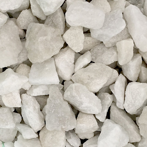 Saco de piedra calcárea triturada blanco 1000kg 4 y 8 mm
